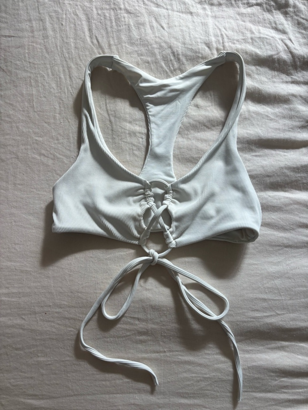 LSPACE Ribbed Dax Bikini Top - Picture 3 of 5